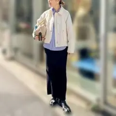 【WEBスタッフ林&二見別注】ノーリーズ細リブニットタイトスカート