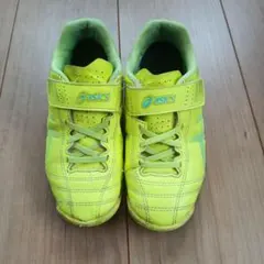 ASICS JUNIOLE サッカーフットサルシューズ イエロー19.5cm