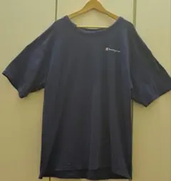 90s Champion ネイビー 半袖スウェット 海外古着！