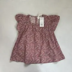 花柄フリル袖チュニック 120㎝