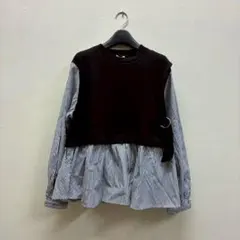 新品タグ付き✨［Lutique］重ね着風トップス(3L)/大きめサイズのサムネイル