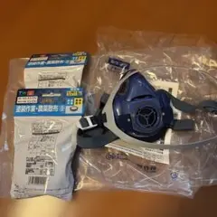 シゲマツ 防塵マスク Lサイズ 吸収缶2個 塗装作業 農薬散布 - メルカリ