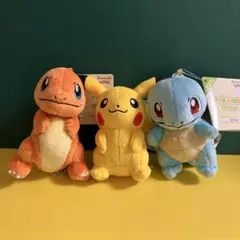 ポケモン ぬいぐるみ 3体セット ヒトカゲ ゼニガメ サングラス