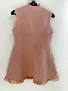 ピンク ノースリーブ フレア 春トップス　値下げしました❣️