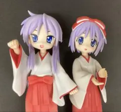らき⭐︎すた らきすた 柊かがみ 柊つかさ 巫女 フィギュアのサムネイル