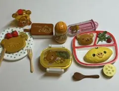 リーメントぷちサンプル　リラックマほっこりごはんまとめ売り注意:パーツ欠品あり