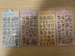 ちいかわ　ボンボンドロップシール　4枚セット