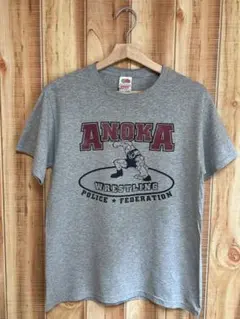 Fruit of the Loom ANOKA レスリングTシャツ S グレー