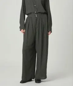 Steven Alan ドット プリント ワイドパンツ