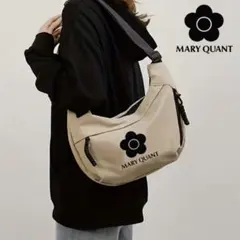 MARY QUANT マリークワント グラフィック ショルダー カーキ系 新品