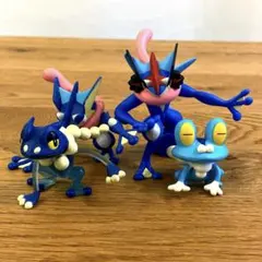 ポケモン モンコレ サトシゲッコウガ ゲッコウガ ゲコガシラ ケロマツ4体セット