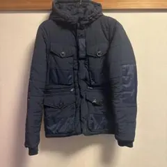 DENHAM ネイビー フード付き ダウンジャケットのサムネイル