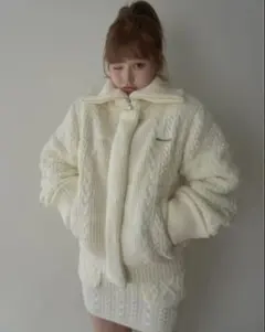 andmary Mary quilting jacket wh×bg ANDMARY】Mary quilting jacket