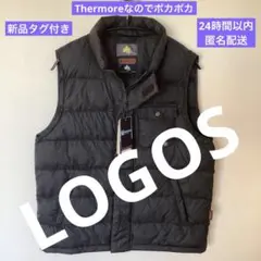 LOGOS／ロゴス／ブラック／ Mサイズ ／ベスト／新品タグ付き／611212のサムネイル