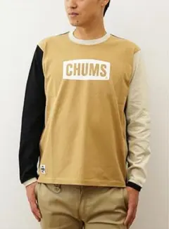 CHUMS チャムス　ブラッシュド　ロンT カットソー　ボートロゴ　Tシャツのサムネイル