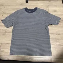 UNIQLO ネイビー ストライプ ボーダーT Tシャツ