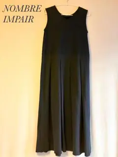 【NOMBRE IMPAIR】異素材切り替えワンピース