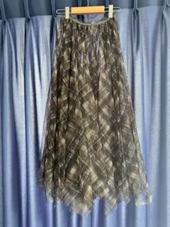 ワコール ユエ yue チュールスカート チェック Yue チュール スカート WJD640｜ワコール直営の公式下着通販