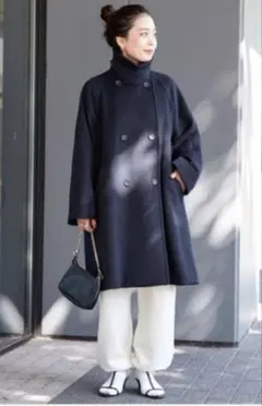 B.C STOCK Simplicite Wビーバーテントライントレンチコート