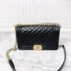 CHANEL ボーイシャネル ショルダーバッグ ブラックaeのサムネイル