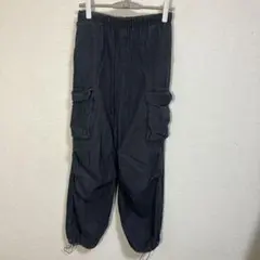 レディース　カーゴパンツ　ブラック