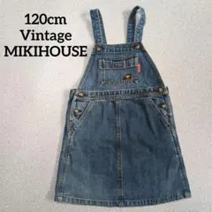当日発送✨MIKIHOUSE ミキハウスヴィンテージジャンパースカート120cm