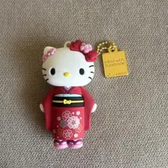【希少】激レア ハローキティ 着物 キーホルダー 約10cm サンリオ　夏 希少】激レア ハローキティ 着物 キーホルダー 約10cm サンリオ