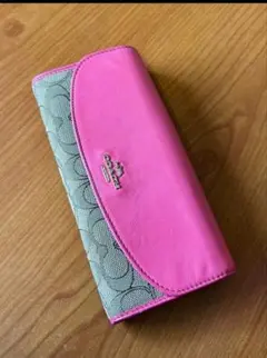 COACH ピンク 長財布