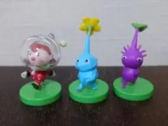 ピクミン チョコエッグ 氷ピクミン 紫ピクミン 新人レスキュー隊員