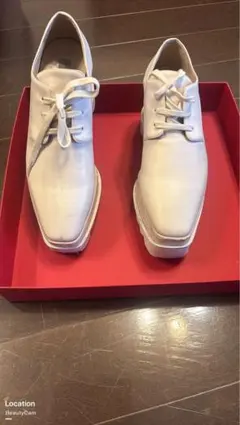 Stella McCartney 厚底ローファー ホワイトのサムネイル