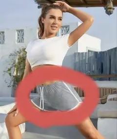 ショートパンツ　グレー Lサイズ