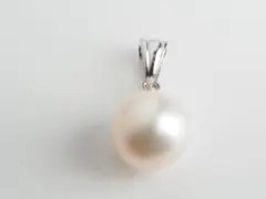 田崎真珠　タサキ　極上良質天然アコヤ本真珠ペンダントトップ　Pt900 プラチナ