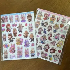ラブブ シールセット 2シート A4サイズ