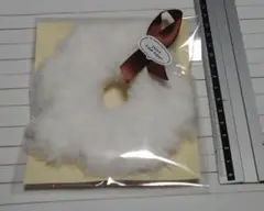 ホワイト フェイクファー ヘアゴム