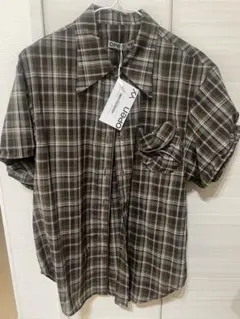 【最終値下】OPEN YY WIRE CUFF CHECK SHIRT