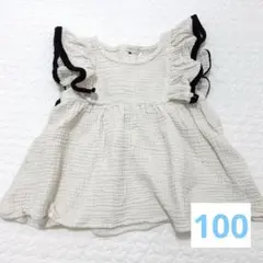 新品未使用❣️しまむら フリルチュニック 100cm