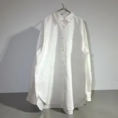 GU ジーユー オーバーサイズ シャツ M ホワイト 白 ゆるだぼ