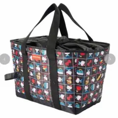 訳あり　ハローキティ　保冷レジカゴエコバッグ　黒　しまむら　新品未使用