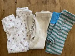 mommini リブ編みレギンス 2点セット　S 80