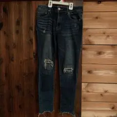 AZUL by moussy ダメージデニム