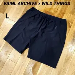 希少✨ヴァイナルアーカイブ×ワイルドシングス　ハーフパンツ　ブラック　L