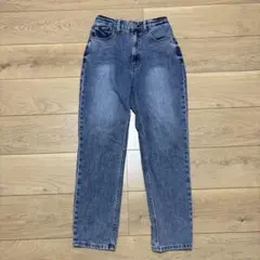 GLOBALWORK ストレートデニムパンツ