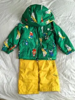 ベビー用スキーウェア 上下セット 動物柄　90センチ