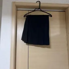 黒のプリーツスカート 学生服