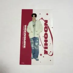 TREASURE ジフン クリアステッカー HELLO TOUR