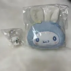 サンリオ シナモロール ミニポーチ フィギュア メモ セットシナモン