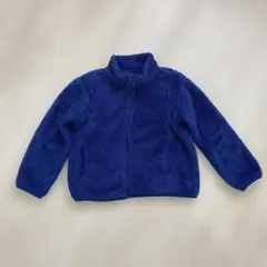 UNIQLO フリースジャケット 青 120cm 保育園　着替え