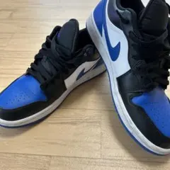 Nike Air Jordan 1 Low 青/黒/白 スニーカー