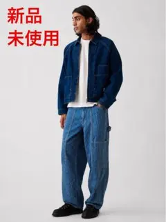 新品 GAP EXTRA BAGGY ペインターパンツ ストライプ 31W30L - メルカリ
