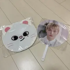 ヒョンジン　うちわセット(アプグレストラップ付き)